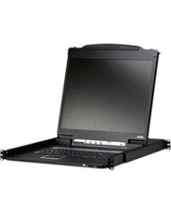ATEN CL3000N Rack Mount LCD-TAA Compliant - 1 Computer(s) - 19in - 1280 x 1024 - 2 x PS/2 Port - 3 x USB - Mouse