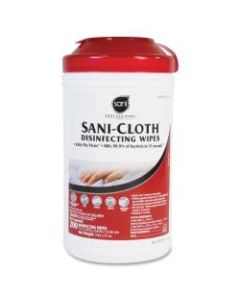 Sani Professional Disinfecting Multi-Surface Wipes, Unscented, 200 Wipes Per Canister, Case Of 6 Canisters