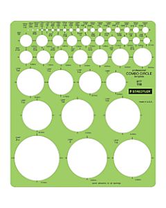 Staedtler Mars Template, Circle Combo