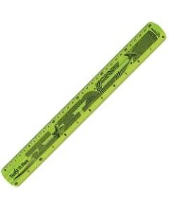 Helix Twist-n-Flex 12in Ruler - 12in Length - Imperial, Metric Measuring System - 1 Each - Assorted