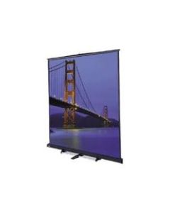 Da-Lite Carpeted Floor Model C - Projection screen - 1:1 - Matte White - gray