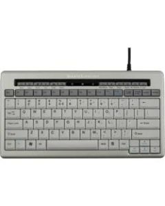 Bakker Elkhuizen S-board 840 Compact Keyboard - Cable Connectivity - USB Interface Multimedia Hot Key(s) - English, French - Desktop Computer, Notebook
