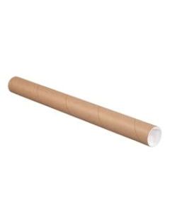 Office Depot Brand Mailing Tubes With Caps, 2in x 15in, Kraft, Case Of 6 Tubes