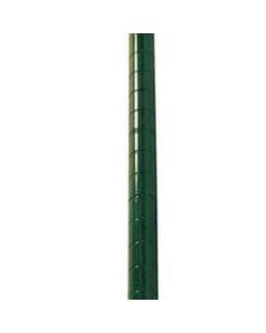 Focus Foodservice Epoxy-Coated Shelf Post, 74in, Green