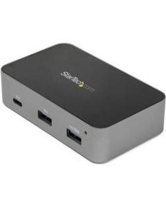 StarTech.com 4-Port USB C Hub - USB 3.1 Gen 2 (10 Gbps) - 3x USB-A & 1x USB-C - Powered - Universal Adapter Included - USB 3.1 Type C - External - 4 USB Port(s) - 4 USB 3.1 Port(s) - UASP Support - Linux, Mac, PC
