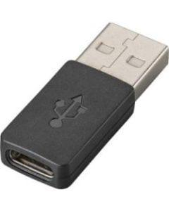 Plantronics USB-C To USB-A Adapter - 1 x Type A Male USB - 1 x Type C Female USB - TAA Compliant