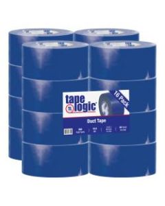 Tape Logic Color Duct Tape, 3in Core, 3in x 180ft, Blue, Case Of 16