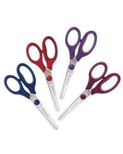 SchoolWorks Value Smart Scissors, 5in, Blunt Tip, Assorted Colors