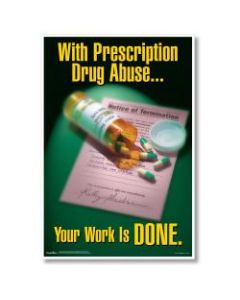 ComplyRight Substance Abuse Poster, Prescription Drug, English, 15in x 22in