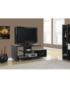 Monarch Specialties Art Deco TV Stand For TVs Up To 60in, Cappuccino