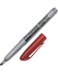 Permanent Fine-Point Markers, Red (AbilityOne 7520-01-511-4324)