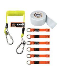 Ergodyne Squids 3180 Stainless Steel Tool Tethering Kit, 2 Lb, Lime