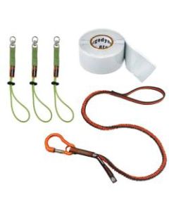 Ergodyne Squids 3182 Tool Tethering Kit, 10 Lb, Orange/Gray
