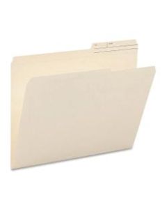 Smead 2/5-Cut Printed Tab File Folders, Letter Size, Manila, Box Of 100