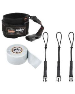 Ergodyne Squids 3192 Wrist Lanyard Tethering Kit, 3 Lb, Black