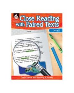 Shell Education Close Reading With Paired Texts, Grade 1