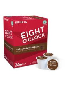 Eight O-Clock Single-Serve Coffee K-Cup, Colombian, Carton Of 24