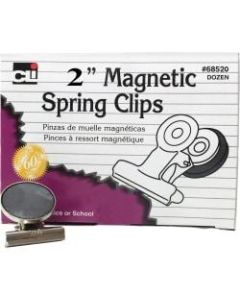 CLI Magnetic Spring Clips - 2in Length - 12 / Box