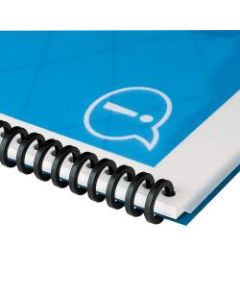 GBC ProClick Binding Spines, 5/16in, 50-Sheet Capacity, Black, Pack Of 25