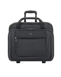 Solo New York Bryant Rolling Portfolio Bag with 17.3in Laptop Pocket, Black