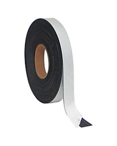 MasterVision Magnetic Adhesive Tape, 1/2in x 50ft, Black