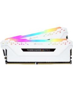 CORSAIR Vengeance RGB PRO - DDR4 - kit - 16 GB: 2 x 8 GB - DIMM 288-pin - 3200 MHz / PC4-25600 - CL16 - 1.35 V - unbuffered - non-ECC - white