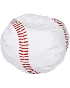 Ace Beanbag Seating, White/Red