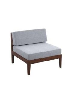 Linon Briardale Outdoor Chair, Middle, Gray/Walnut