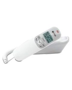 AT&T TR1909 Corded Trimline Phone With Call Waiting/Caller ID, White