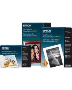 Epson Coated Double Weight Paper Roll, Matte, 36in x 82ft, White
