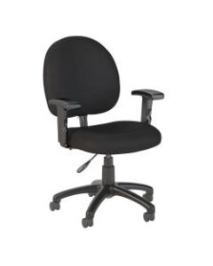 Bush Business Furniture Accord Task Chair With Arms, Black Fabric, Standard Delivery