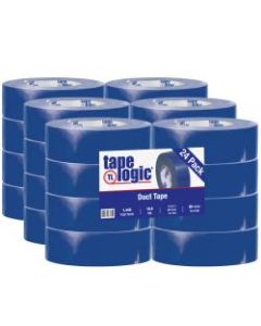 Tape Logic Color Duct Tape, 3in Core, 2in x 180ft, Blue, Case Of 24