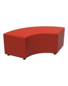 Marco Group Sonik 36in Curved Bench, American Beauty Red