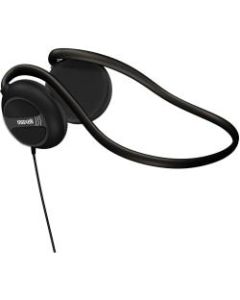 Maxell Stereo Neckbands - Stereo - Black - Mini-phone (3.5mm) - Wired - 32 Ohm - 16 Hz 24 kHz - Nickel Plated Connector - Behind-the-neck - Binaural - Ear-cup