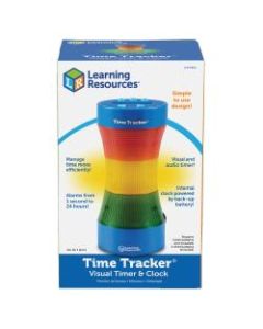 Time Tracker Visual Timer & Clock, 9inH, Multicolor
