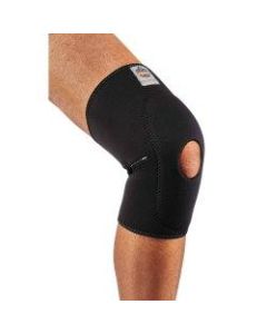 Ergodyne Proflex Knee Sleeve, 615 With Open Patella/Anterior Pad, X-Large, Black