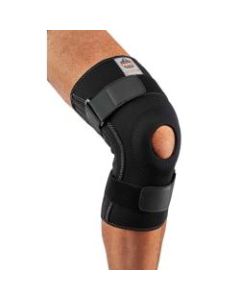 Ergodyne Proflex Knee Sleeve, 620 With Open Patella/Spiral Stays, Medium, Black