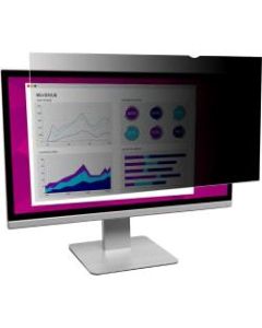 3M High Clarity Privacy Filter for 27in Widescreen Monitor - For 27in Widescreen Monitor - 16:9 - Black, Glossy