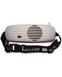 AmpliVox Beltblaster Pro Personal Audio System - 5 W Amplifier - Built-in Amplifier - Battery Rechargeable - White