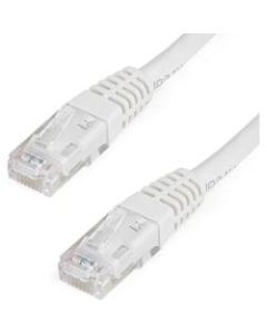 StarTech.com 2ft CAT6 Ethernet Cable - White Molded Gigabit CAT 6 Wire - 100W PoE RJ45 UTP 650MHz - Category 6 Network Patch Cord UL/TIA - 2ft White CAT6 up to 160ft - 650MHz - 100W PoE - 2 foot UL ETL verified