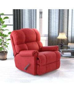 Flash Furniture Microfiber Rocker Recliner, Sierra Cardinal