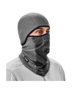 Ergodyne N-Ferno 6823 Windproof Hinged Balaclava, One Size, Gray