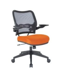 Office Star Deluxe AirGrid Mesh Mid-Back Chair, Orange