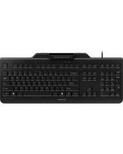 CHERRY SECURE BOARD 1.0 Keyboard - Cable Connectivity - USB Interface - 104 Key - Thin Client - Windows, Linux, PC - LPK Keyswitch - Black - TAA Compliant