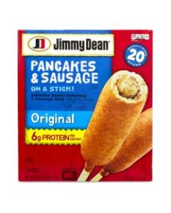 Jimmy Dean Pancakes & Sausage On A Stick, 49.92 Oz, Box Of 20 Sausages