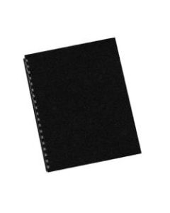 Fellowes Futura Heavyweight Unpunched Presentation Binding Covers, Letter Size (8-1/2in x 11), Black, Pack Of 25