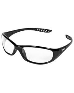 KleenGuard V40 Hellraiser Safety Eyewear - Lightweight, Flexible, Comfortable - Ultraviolet Protection - Polycarbonate Lens - Clear, Black - 1 Each