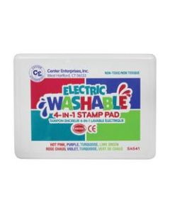 Ready 2 Learn Washable 4-In-1 Stamp Pads, Electric, Pack Of 2