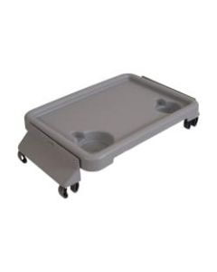 DMI Folding Walker Tray With Cup Holders, 16in x 11in, Gray