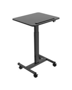 FlexiSpot MT3 Mobile Height-Adjustable Desk, 45inH x 23-5/8inW x 20-1/2inD, Black